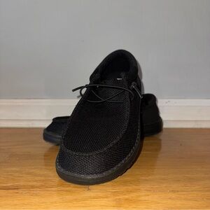 Hey Dude Wally Youth Funk Mono Shade Black Size 4